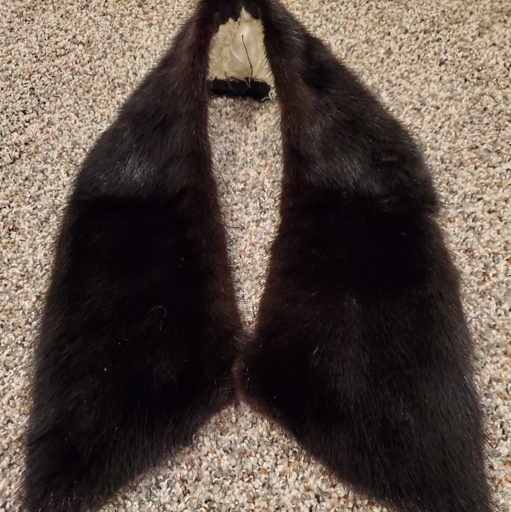 Vintage Real Fur Collar